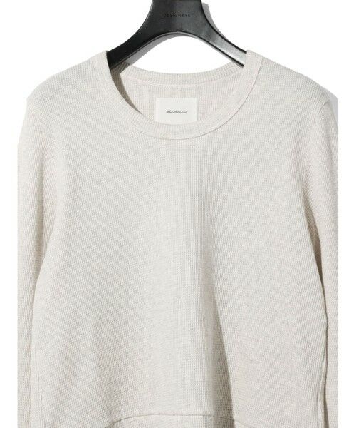 MIDIUMISOLID / ミディウミソリッド カットソー | MIDIUMISOLID for Ladies Uネックワッフルプルオーバー | 詳細2