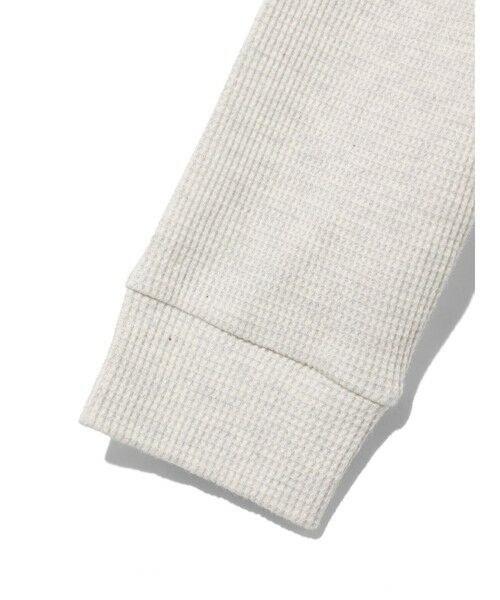 MIDIUMISOLID / ミディウミソリッド カットソー | MIDIUMISOLID for Ladies Uネックワッフルプルオーバー | 詳細4