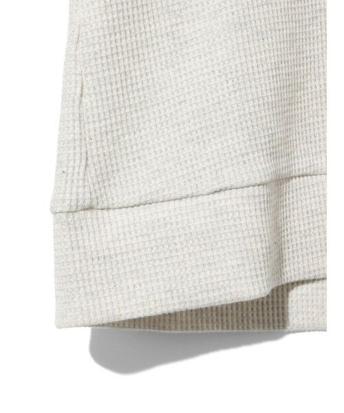 MIDIUMISOLID / ミディウミソリッド カットソー | MIDIUMISOLID for Ladies Uネックワッフルプルオーバー | 詳細5