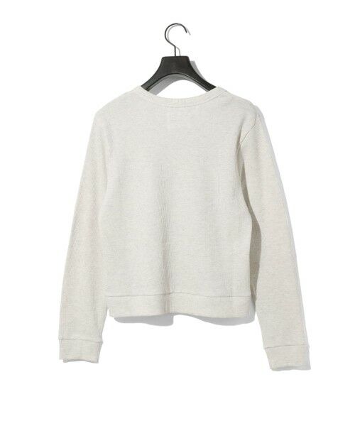 MIDIUMISOLID / ミディウミソリッド カットソー | MIDIUMISOLID for Ladies Uネックワッフルプルオーバー | 詳細6