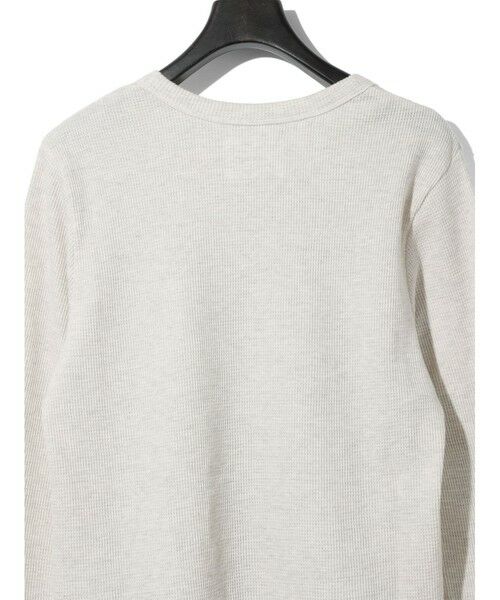 MIDIUMISOLID / ミディウミソリッド カットソー | MIDIUMISOLID for Ladies Uネックワッフルプルオーバー | 詳細7