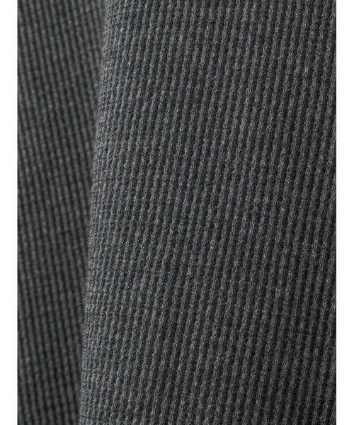 MIDIUMISOLID / ミディウミソリッド カットソー | MIDIUMISOLID for Ladies Uネックワッフルプルオーバー | 詳細10