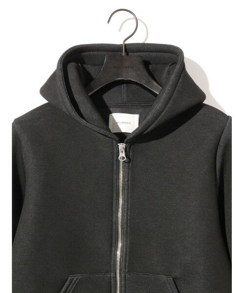 MIDIUMISOLID / ミディウミソリッド カットソー | MIDIUMISOLID for Ladies シアーダブルニットジップパーカー | 詳細10