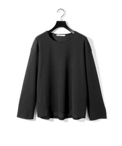 MIDIUMISOLID / ミディウミソリッド カットソー | MIDIUMISOLID for Ladies シアーワッフルプルオーバー