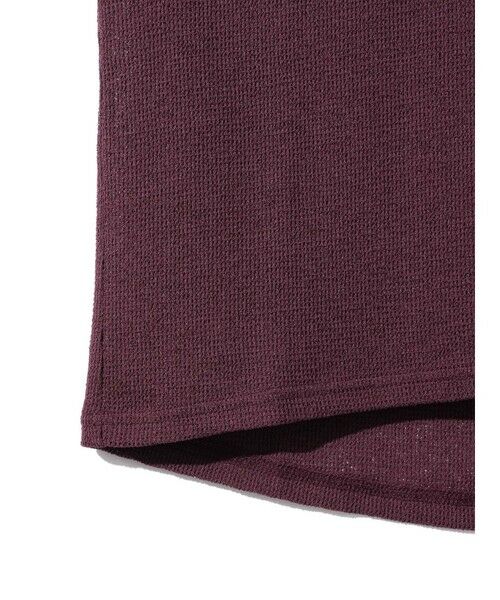 MIDIUMISOLID / ミディウミソリッド カットソー | MIDIUMISOLID for Ladies シアーワッフルプルオーバー | 詳細12