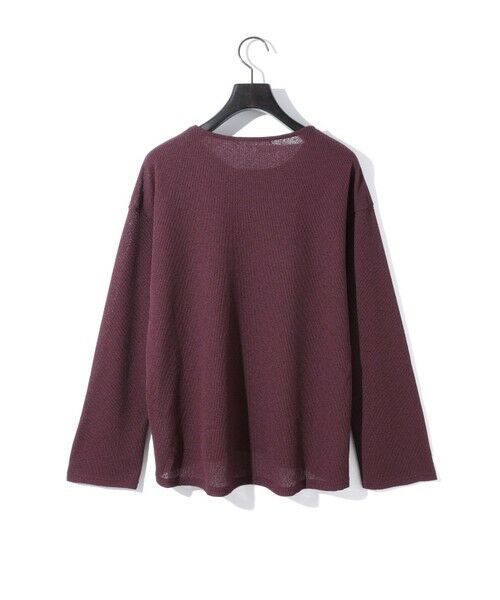 MIDIUMISOLID / ミディウミソリッド カットソー | MIDIUMISOLID for Ladies シアーワッフルプルオーバー | 詳細13