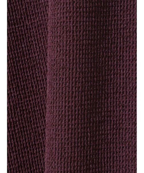 MIDIUMISOLID / ミディウミソリッド カットソー | MIDIUMISOLID for Ladies シアーワッフルプルオーバー | 詳細2