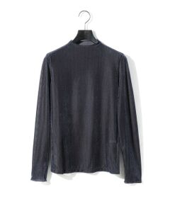 MIDIUMISOLID / ミディウミソリッド カットソー | MIDIUMISOLID for Ladies シアーベロアリブトップス