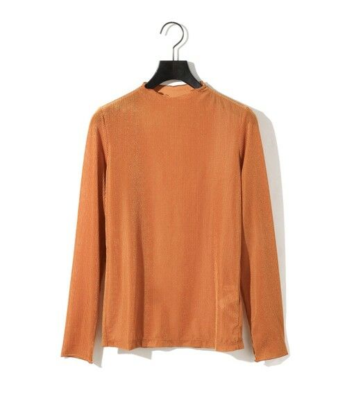 MIDIUMISOLID / ミディウミソリッド カットソー | MIDIUMISOLID for Ladies シアーベロアリブトップス | 詳細1