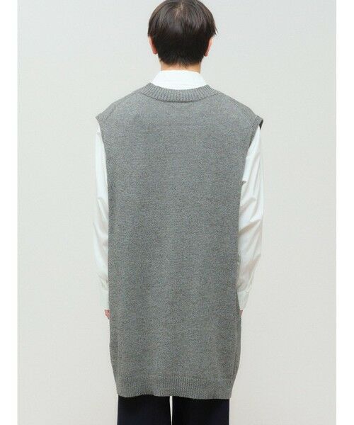 MIDIUMISOLID / ミディウミソリッド ベスト | MIDIUMISOLID 和紙ウールビッグベスト | 詳細16