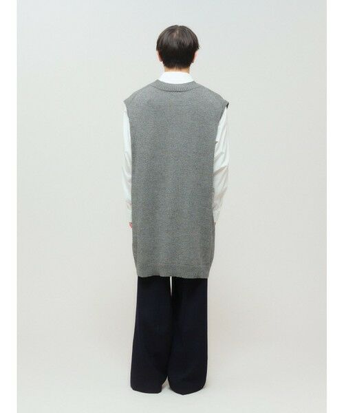 MIDIUMISOLID / ミディウミソリッド ベスト | MIDIUMISOLID 和紙ウールビッグベスト | 詳細19