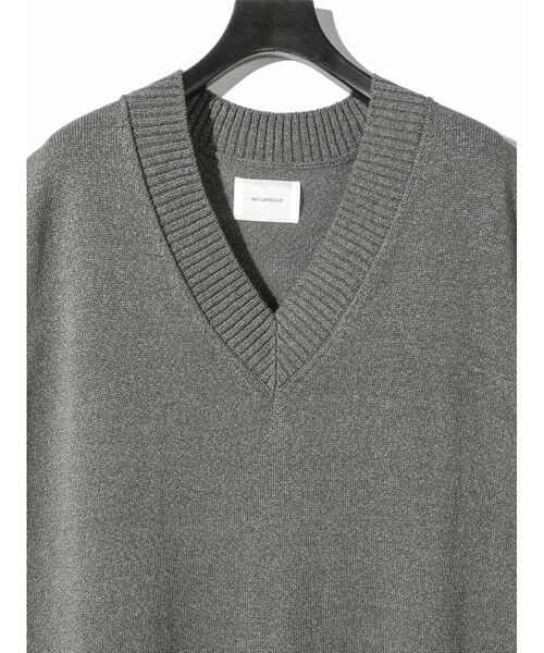 MIDIUMISOLID / ミディウミソリッド ベスト | MIDIUMISOLID 和紙ウールビッグベスト | 詳細21