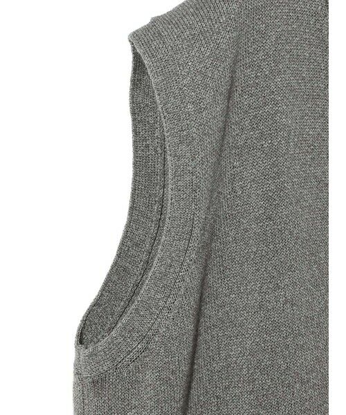 MIDIUMISOLID / ミディウミソリッド ベスト | MIDIUMISOLID 和紙ウールビッグベスト | 詳細22