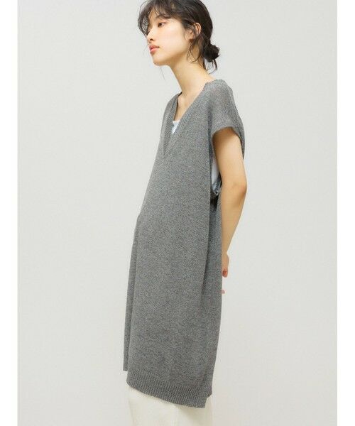 MIDIUMISOLID / ミディウミソリッド ベスト | MIDIUMISOLID 和紙ウールビッグベスト | 詳細6