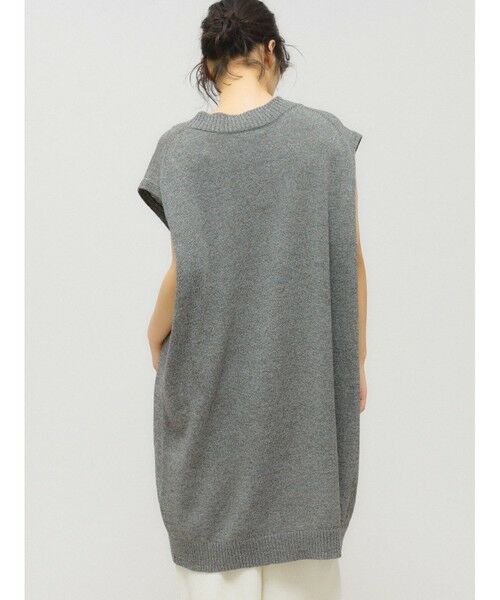 MIDIUMISOLID / ミディウミソリッド ベスト | MIDIUMISOLID 和紙ウールビッグベスト | 詳細8