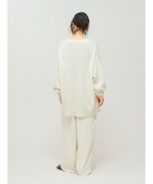 MIDIUMISOLID / ミディウミソリッド ニット・セーター | MIDIUMISOLID 和紙ウールプルオーバー | 詳細8