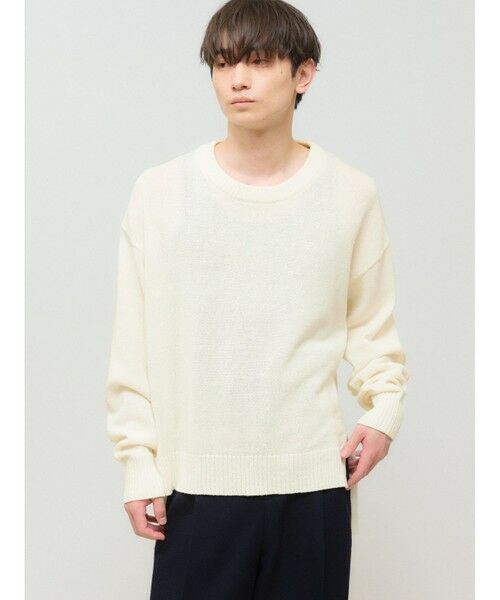 MIDIUMISOLID / ミディウミソリッド ニット・セーター | MIDIUMISOLID 和紙ウールプルオーバー | 詳細9