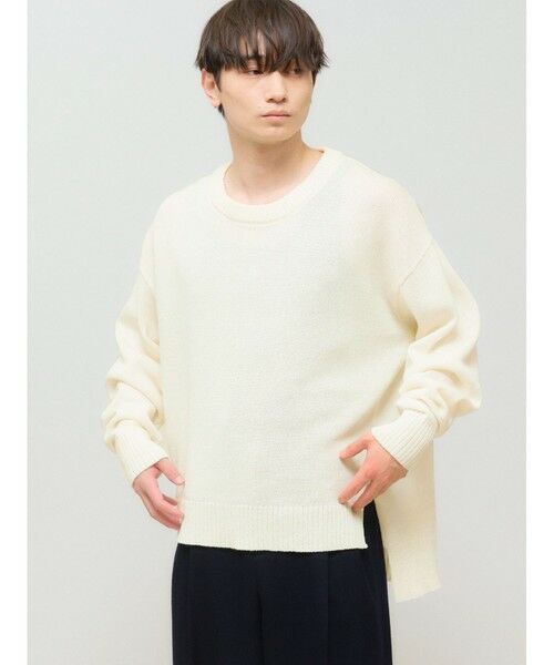 MIDIUMISOLID / ミディウミソリッド ニット・セーター | MIDIUMISOLID 和紙ウールプルオーバー | 詳細10