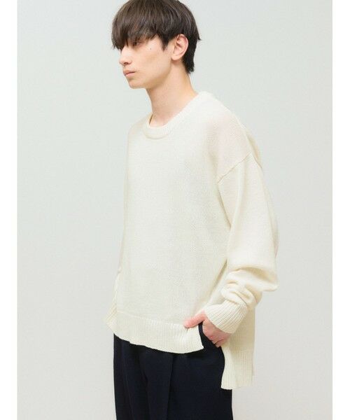 MIDIUMISOLID / ミディウミソリッド ニット・セーター | MIDIUMISOLID 和紙ウールプルオーバー | 詳細11