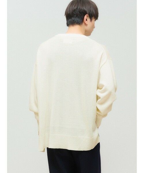 MIDIUMISOLID / ミディウミソリッド ニット・セーター | MIDIUMISOLID 和紙ウールプルオーバー | 詳細12