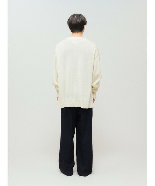 MIDIUMISOLID / ミディウミソリッド ニット・セーター | MIDIUMISOLID 和紙ウールプルオーバー | 詳細16