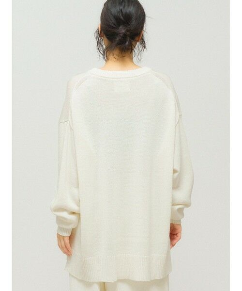 MIDIUMISOLID / ミディウミソリッド ニット・セーター | MIDIUMISOLID 和紙ウールプルオーバー | 詳細4