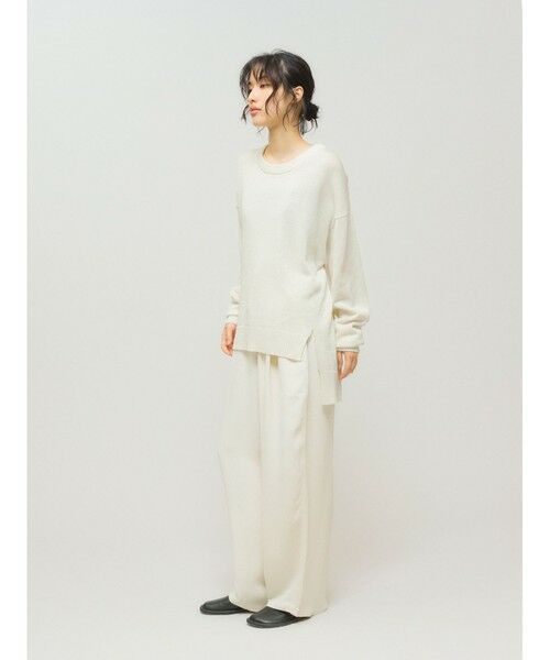 MIDIUMISOLID / ミディウミソリッド ニット・セーター | MIDIUMISOLID 和紙ウールプルオーバー | 詳細6