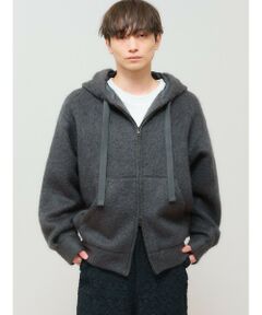 MIDIUMISOLID / ミディウミソリッド その他アウター | MIDIUMISOLID Men’s シャギージップアップパーカー