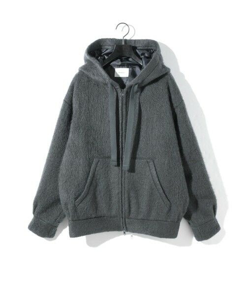 MIDIUMISOLID / ミディウミソリッド その他アウター | MIDIUMISOLID Men’s シャギージップアップパーカー | 詳細2