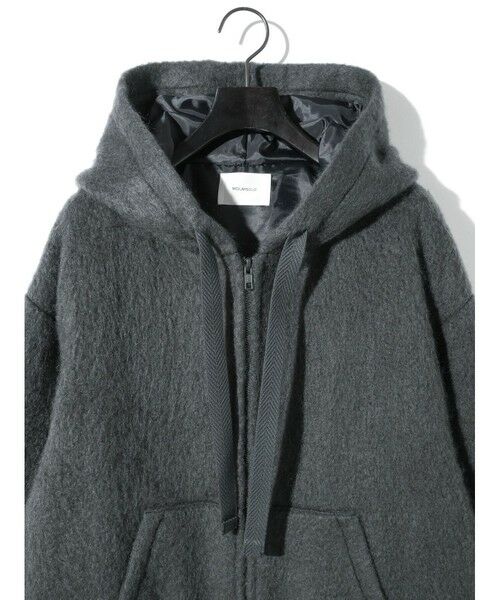 MIDIUMISOLID / ミディウミソリッド その他アウター | MIDIUMISOLID Men’s シャギージップアップパーカー | 詳細10