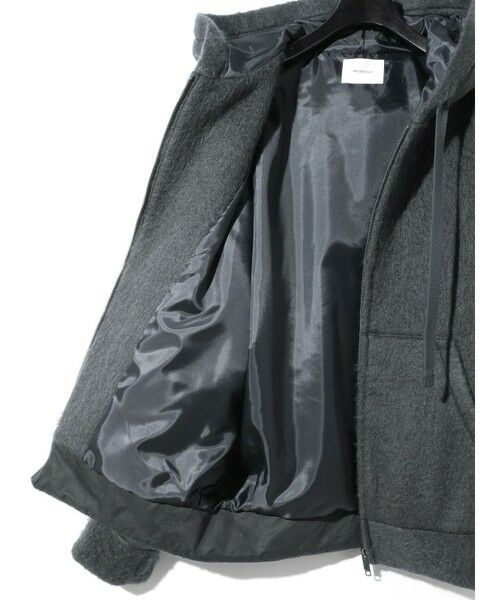 MIDIUMISOLID / ミディウミソリッド その他アウター | MIDIUMISOLID Men’s シャギージップアップパーカー | 詳細12