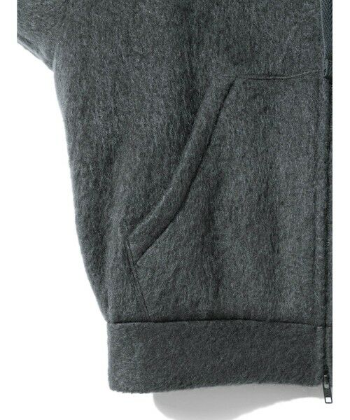 MIDIUMISOLID / ミディウミソリッド その他アウター | MIDIUMISOLID Men’s シャギージップアップパーカー | 詳細15