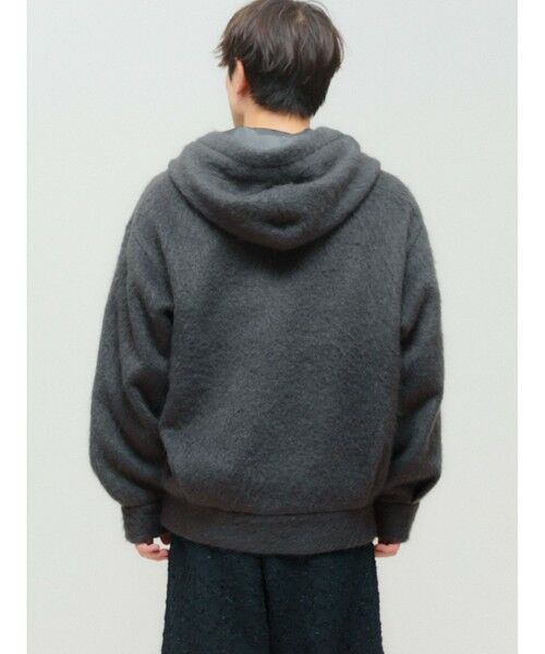 MIDIUMISOLID / ミディウミソリッド その他アウター | MIDIUMISOLID Men’s シャギージップアップパーカー | 詳細6