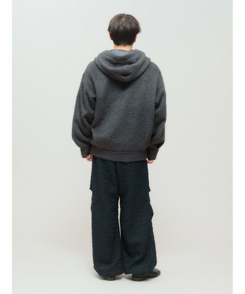 MIDIUMISOLID / ミディウミソリッド その他アウター | MIDIUMISOLID Men’s シャギージップアップパーカー | 詳細9