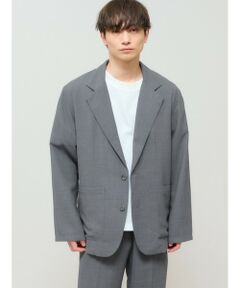 MIDIUMISOLID / ミディウミソリッド テーラードジャケット | MIDIUMISOLID Men’s パッチポケットシャツジャケット