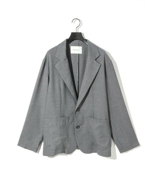 MIDIUMISOLID / ミディウミソリッド テーラードジャケット | MIDIUMISOLID Men’s パッチポケットシャツジャケット | 詳細2