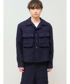 MIDIUMISOLID / ミディウミソリッド その他アウター | MIDIUMISOLID Men’s ブライトツイードブルゾン