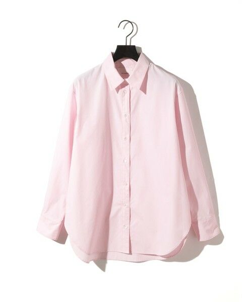 MIDIUMISOLID/ミディウミソリッド MIDIUMISOLID for Ladies ベーシックシャツ ピンク(color41) FREE MIDIUMISOLID/ミディウミソリッド MIDIUMISOLID for Ladies ベーシックシャツ ピンク(color41) FREE