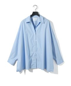 MIDIUMISOLID / ミディウミソリッド シャツ・ブラウス | MIDIUMISOLID for Ladies スキッパーポンチョシャツ