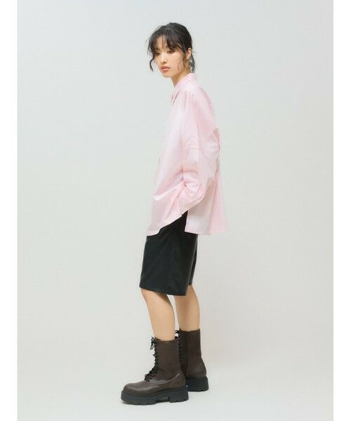 MIDIUMISOLID / ミディウミソリッド シャツ・ブラウス | MIDIUMISOLID for Ladies スキッパーポンチョシャツ | 詳細10