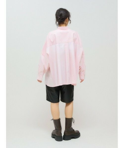 MIDIUMISOLID / ミディウミソリッド シャツ・ブラウス | MIDIUMISOLID for Ladies スキッパーポンチョシャツ | 詳細11