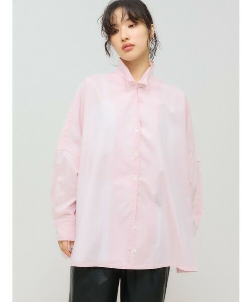 MIDIUMISOLID / ミディウミソリッド シャツ・ブラウス | MIDIUMISOLID for Ladies スキッパーポンチョシャツ | 詳細7