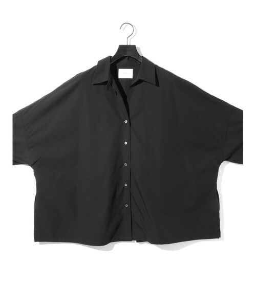 MIDIUMISOLID / ミディウミソリッド シャツ・ブラウス | MIDIUMISOLID for Ladies スキッパーポンチョシャツ | 詳細14