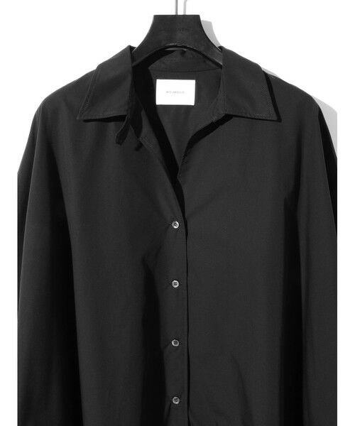 MIDIUMISOLID / ミディウミソリッド シャツ・ブラウス | MIDIUMISOLID for Ladies スキッパーポンチョシャツ | 詳細15