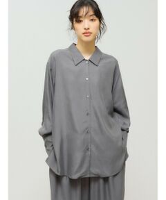 MIDIUMISOLID / ミディウミソリッド シャツ・ブラウス | MIDIUMISOLID for Ladies リラックスキュプラシャツ