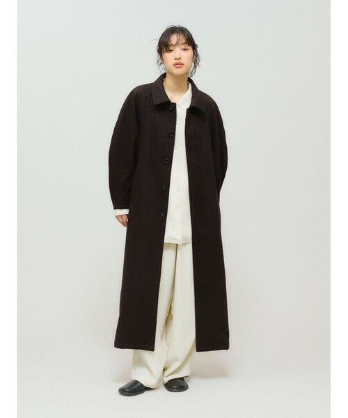 MIDIUMISOLID / ミディウミソリッド シャツ・ブラウス | MIDIUMISOLID for Ladies リラックスジャカードシャツ | 詳細12