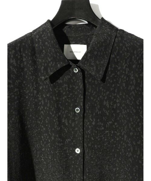 MIDIUMISOLID / ミディウミソリッド シャツ・ブラウス | MIDIUMISOLID for Ladies リラックスジャカードシャツ | 詳細14