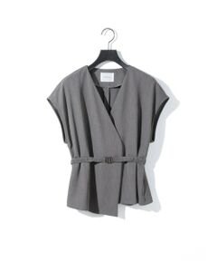 MIDIUMISOLID / ミディウミソリッド ベスト | MIDIUMISOLID for Ladies ノーカラージレ