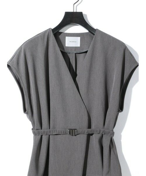 MIDIUMISOLID / ミディウミソリッド ベスト | MIDIUMISOLID for Ladies ノーカラージレ | 詳細3