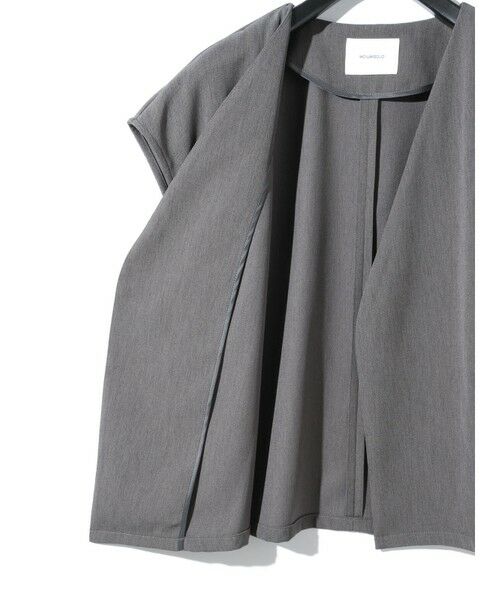 MIDIUMISOLID / ミディウミソリッド ベスト | MIDIUMISOLID for Ladies ノーカラージレ | 詳細4